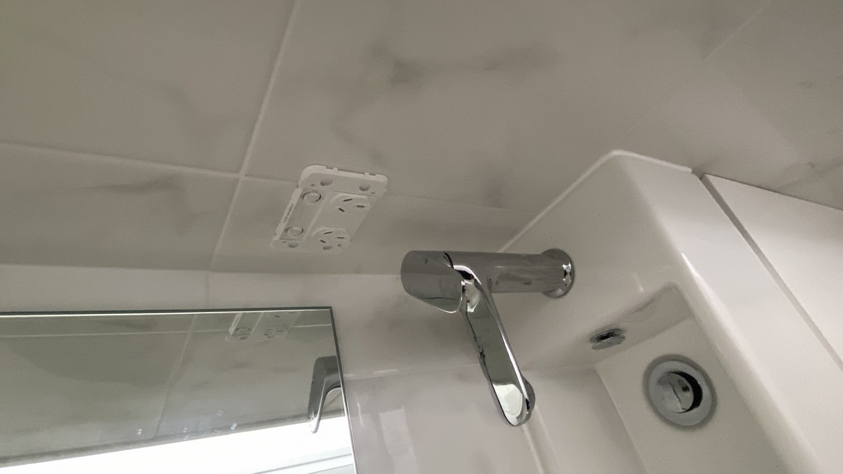 Light or switch too close to a basin, recorded during a handover inspection in Leppington