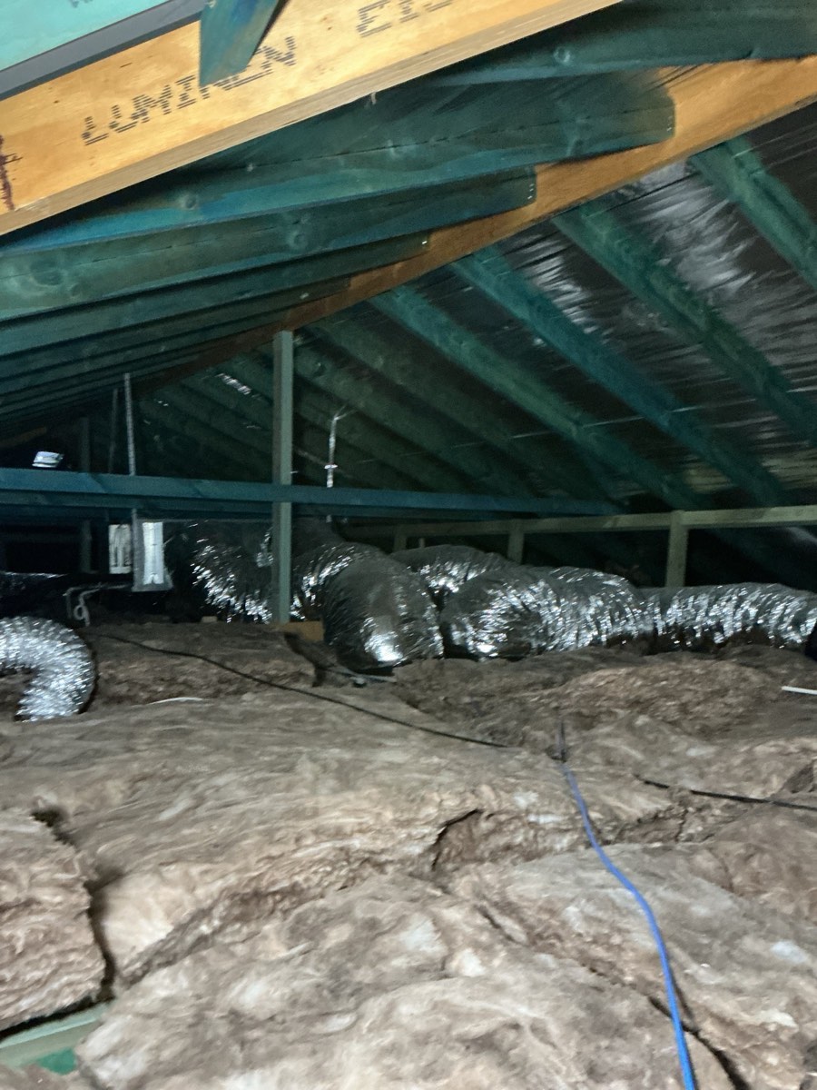 Downlight minimum clearance required, recorded during a handover inspection in Leppington